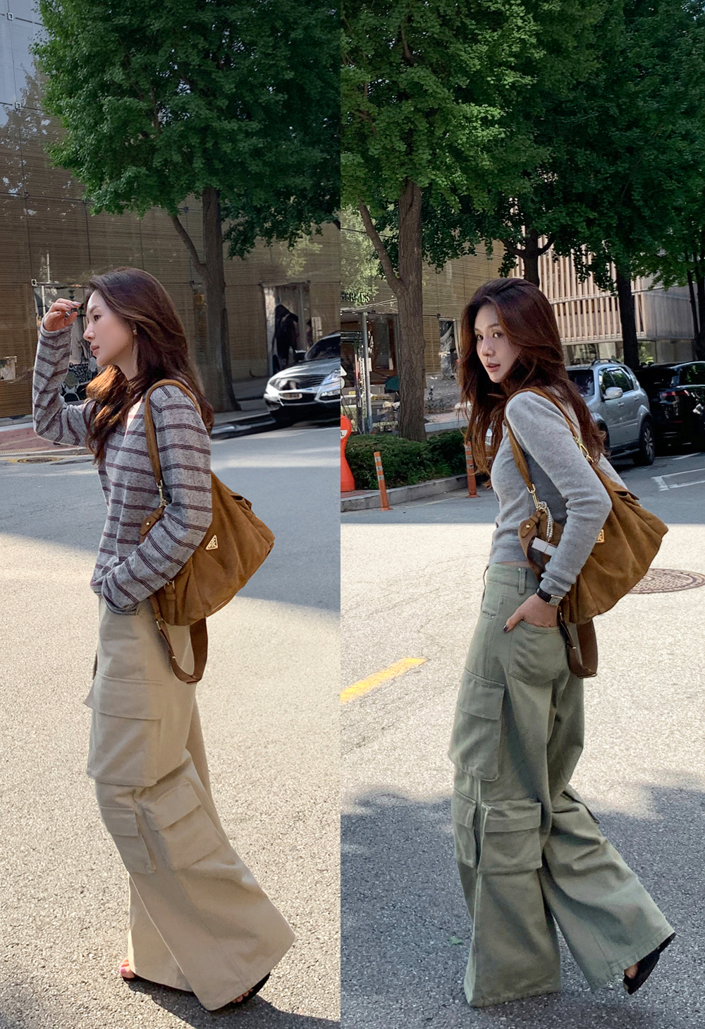 에어와이드 카고팬츠