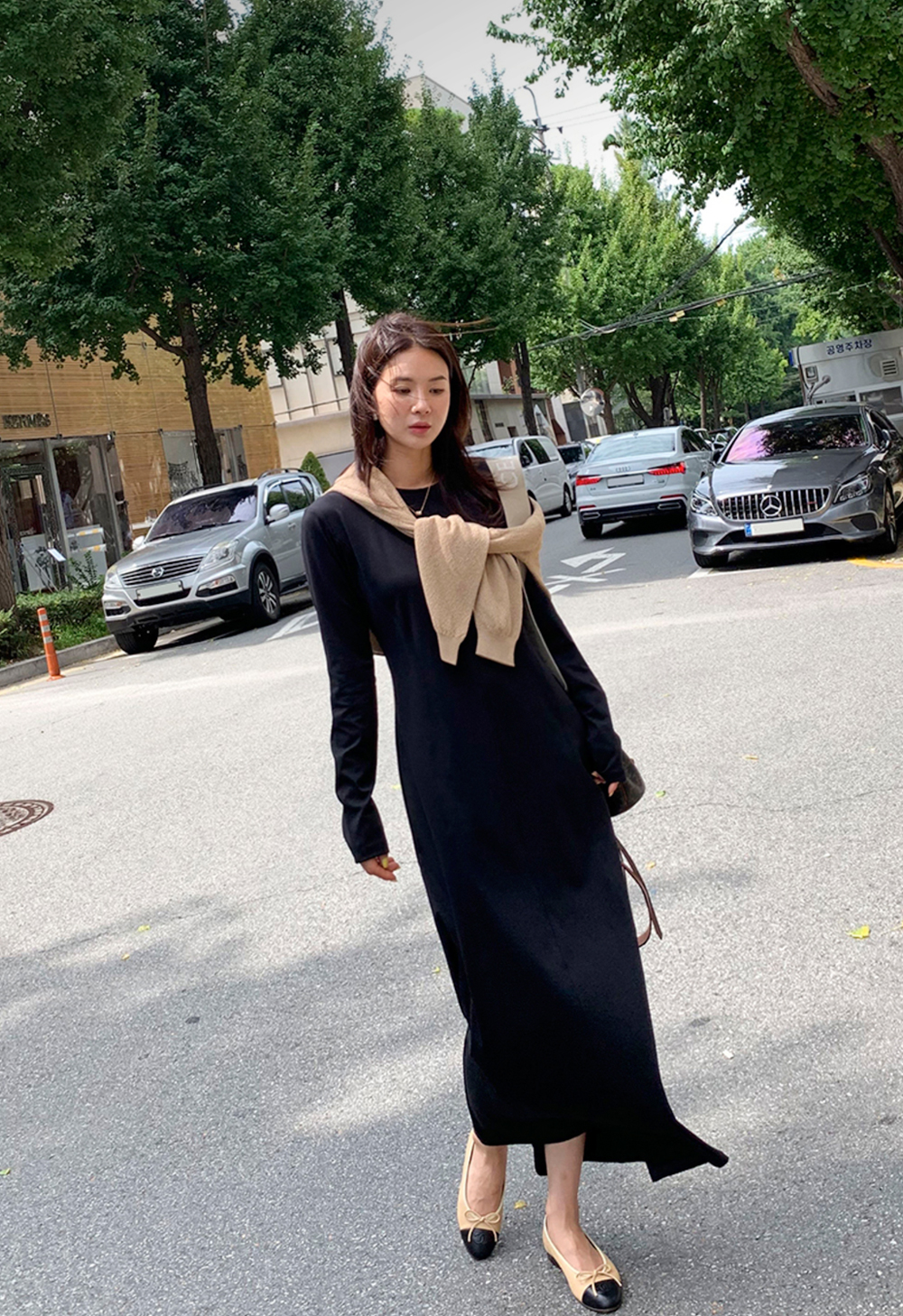 절개A라인 맥시원피