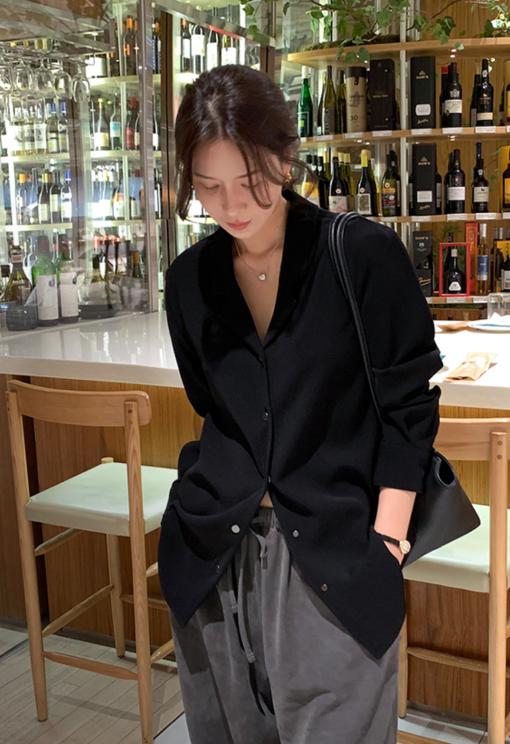 블라우스현형 자켓