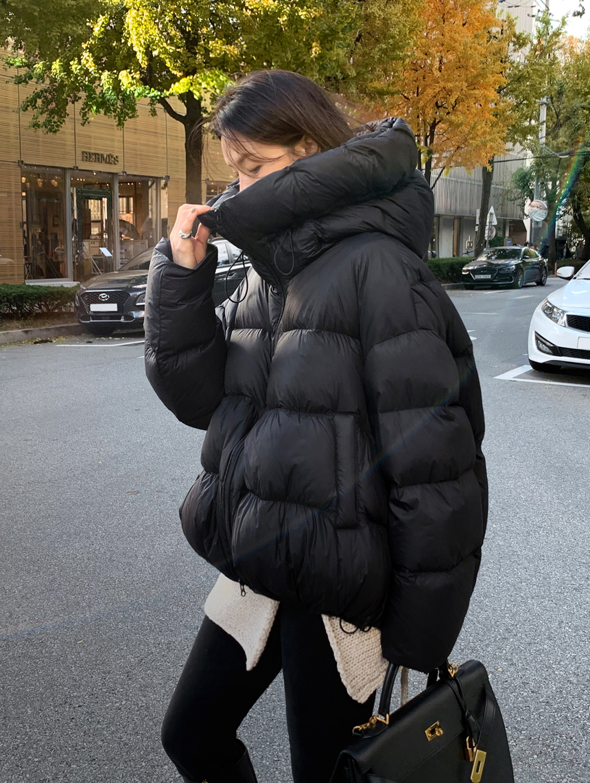 하이엔드 덕다운 후드패딩
