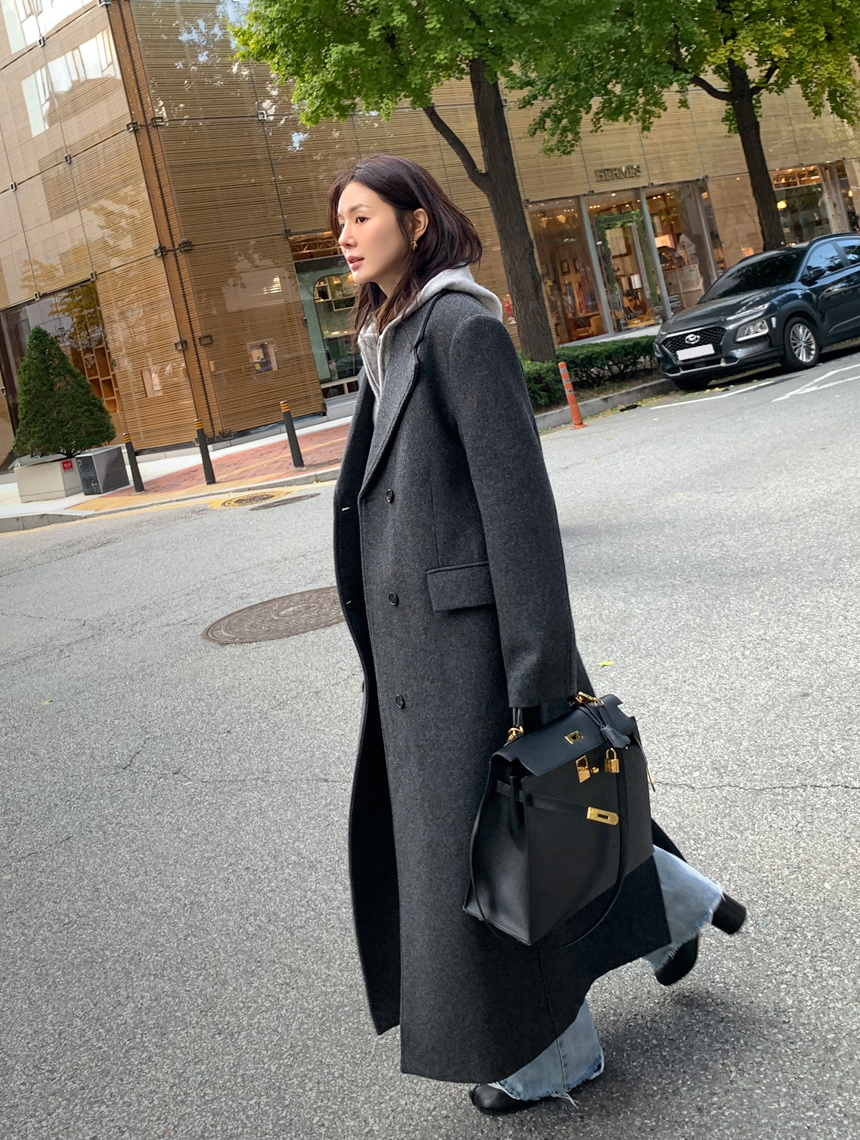 스트레이트핏 코트