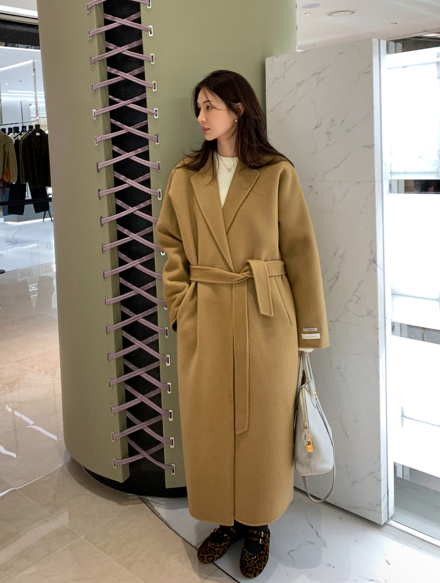 원패널캐시미어숄카라