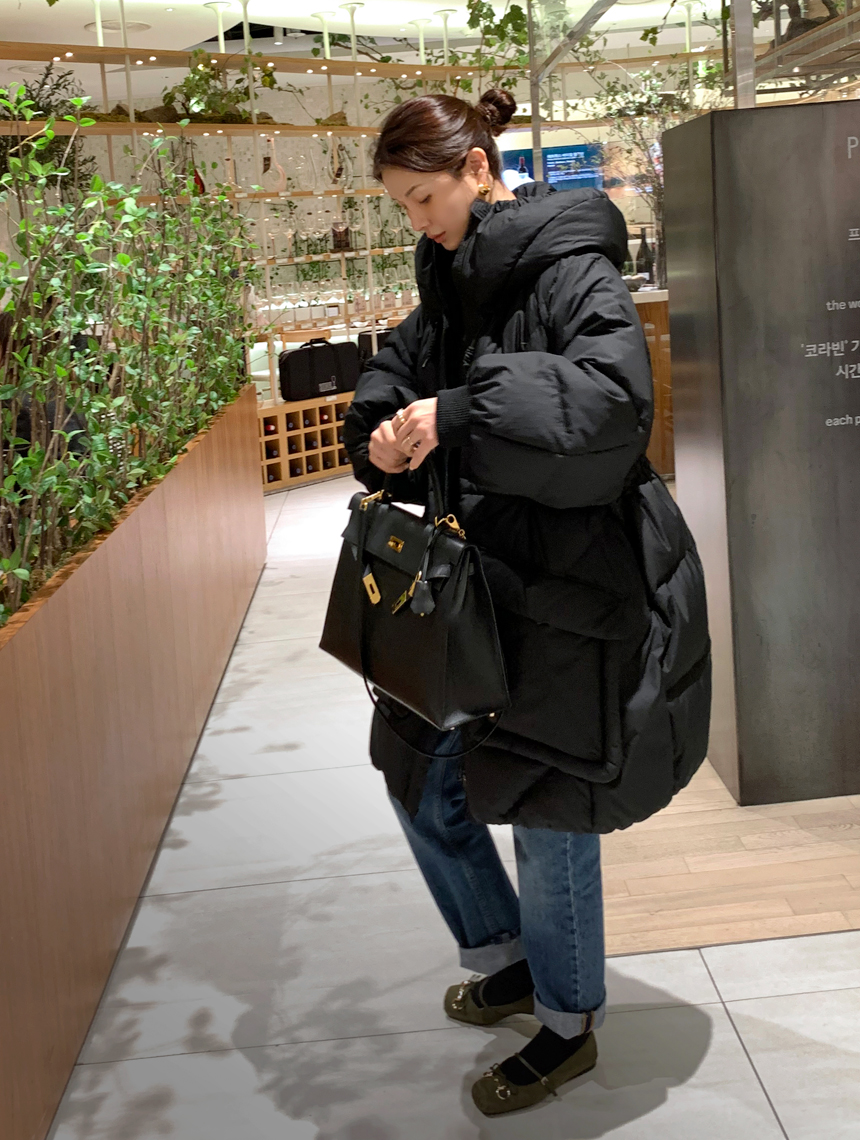 누와르 구스다운 패딩